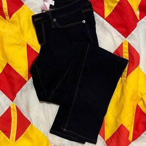 No Boundaries Women's skinny Leg Jeans - dark blue